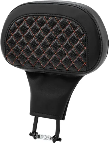 Almohadilla de respaldo de barra de cuero Sissy - Rider Respaldo apto para Harley Touring Road King FLHR Street Glide FLHX Road Glide FLTR 2009 en