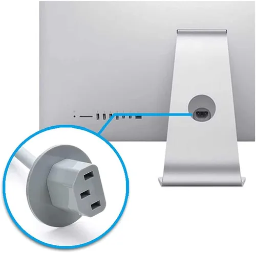 Vista 3 de WESAPPINC Replacement US Plug Extension Cable A1418 A1419 for Apple iMac Intel 21.5" 27" 923-0285 622-0390 Power Cord Supply 2012 Late-2019