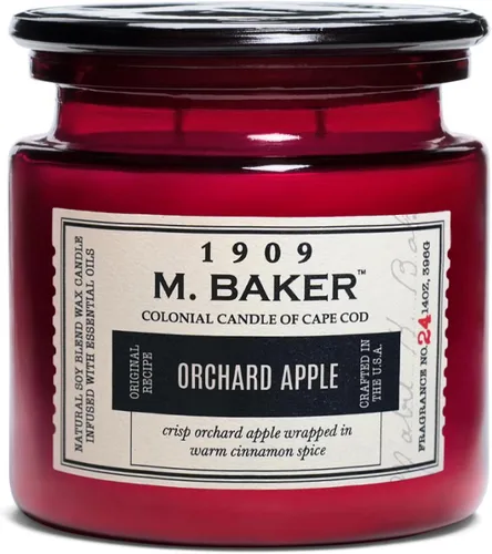 Vista 13 de Colonial Candle Vela perfumada en tarro de mantequilla de calabaza Vela de cera de mezcla de soja natural de 2 mechas para el hogar Vela