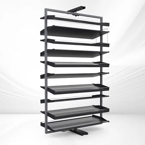 Vista 13 de 360-Degree Rotating Shoe Organizer - Space-Saving Hidden Shoe Cabinet for Entryway, Stylish Living Room & Hallway Storage Solution