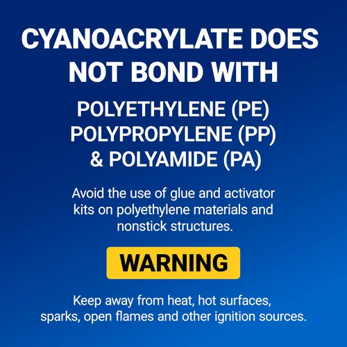 Vista 4 de MITREAPEL Super pegamento de cianoacrilato (CA) (3.5 oz) para plástico, metal, cuero, cerámica - Adhesivo rápido para carpintería, modelos de hobby