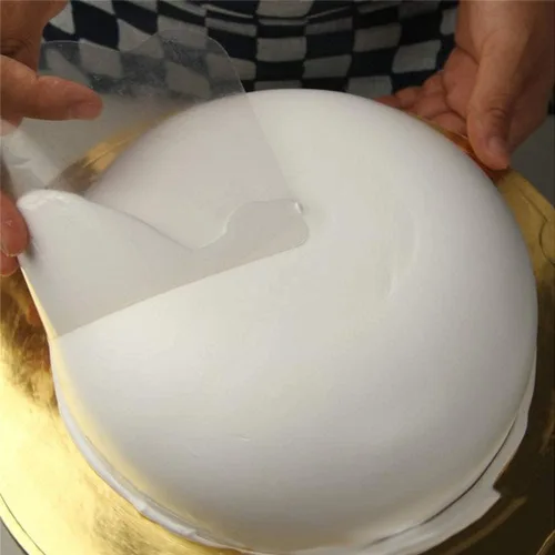Rascador de pasteles de plástico transparente flexible para pan, pastelería, chef, panadería, suministros de decoración de pasteles (5 unidades)