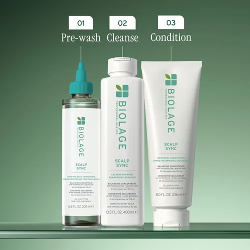 Vista 6 de Biolage Scalp Sync Universal Conditioner - Nourishing & Hydrating for All Scalp Types, Lightweight Moisturizing & Conditioning, Fermented Tea Blend