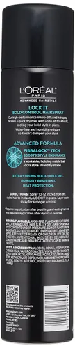 Vista 2 de Laca para la caída del cabello L'Oréal Paris Advanced Hairstyle LOCK IT, de 8,25 oz.