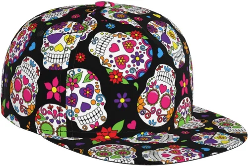 Vista 18 de Cartoon Animal Baseball Cap for Men Women Classic Snapback Hip Hop Flat Bill Brim Adjustable Visor Beach Trucker Hat