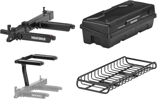 Vista 10 de Yakima Swing Rack, Sistema de Carga de Enganche con Brazo de Accesorios y Cerraduras, EXO SwingBase, 2 Pulgadas, Negro - Accesorios