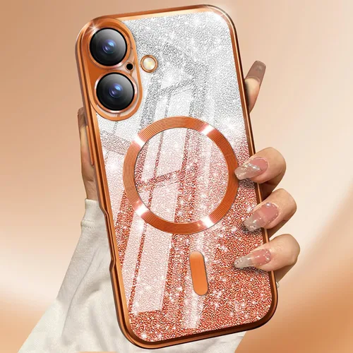 Vista 25 de Funda magnética para iPhone 13 Pro MagSafe con protector de lente de cámara, protección completa, delgada, suave, a prueba de golpes, antiarañazos