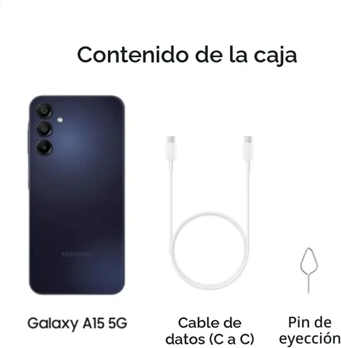 Vista 11 de Samsung Galaxy A15 5G Serie A - Teléfono celular 5G de 128GB, teléfono inteligente Android desbloqueado, pantalla AMOLED, almacenamiento expandible