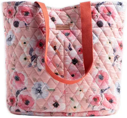 Vista 52 de Bolsas de compras Maison d' Hermine Bolsa de lona acolchada con bolsillos con cremallera Bolso pequeño reutilizable Bolsa de comestibles