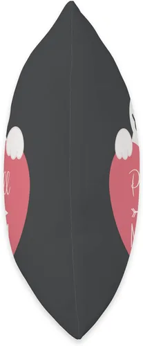 Vista 2 de jovy fits Pitbull Mama Regalos para Pittie, almohada Pit Bull Mom, 16 x 16 pulgadas, multicolor