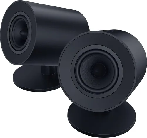 Razer Nommo V2 X - Altavoces para juegos para PC PS4 PS5, THX Spatial Audio | Two 3" Full-Range 2.0 Drivers, Max Sound Pressure, Rear-Facing Bass