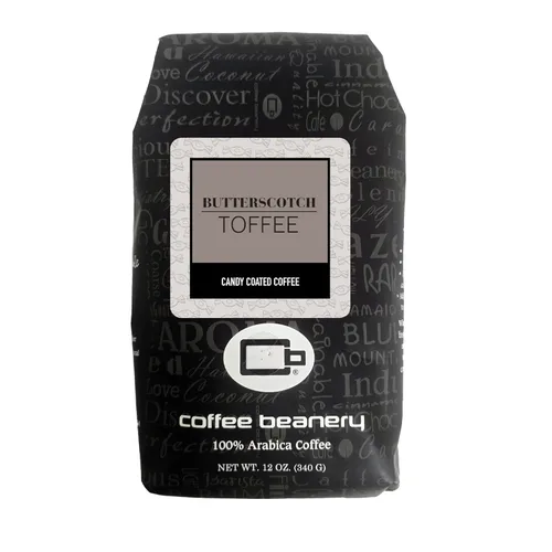 Vista 16 de Café con sabor Amaretto, café especial Arabica, tueste medio, 12 onzas, grano entero (grano entero)