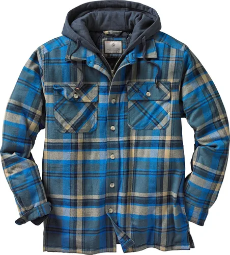 Vista 3 de Legendary Whitetails, chamarra con capucha para hombre, estilo madera de arce.