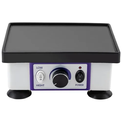 Vibrador de cuarteto cuadrado de modelo dental de laboratorio, equipo oscilador eléctrico vibrador de encimera, velocidad ajustable de 120 W, 2