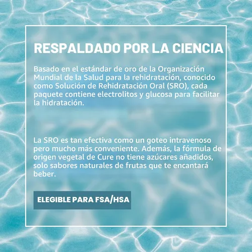 Vista 8 de Cure Hydration - Bebida electrolítica en polvo Berry Pomegranate 28 porciones