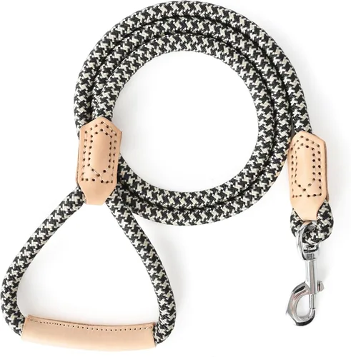 Vista 19 de Mile High Life Correa corta para perro, correa corta para perros grandes, correa reflectante con punta de cuero, correa resistente para perros