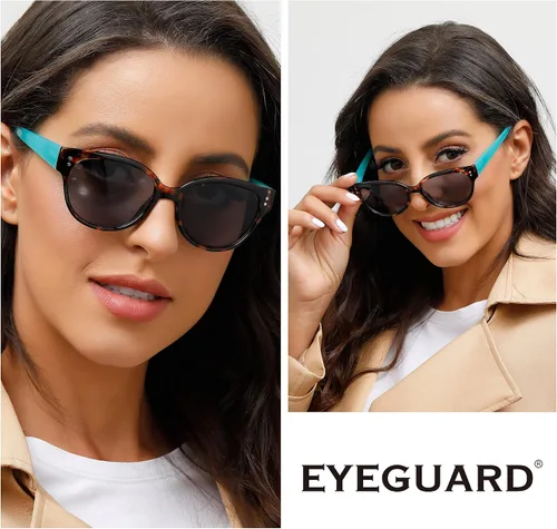 Vista 5 de EYEGUARD Lentes de sol de lectura bifocales con protección UV400 para mujer, cómodos y elegantes lentes de lectura