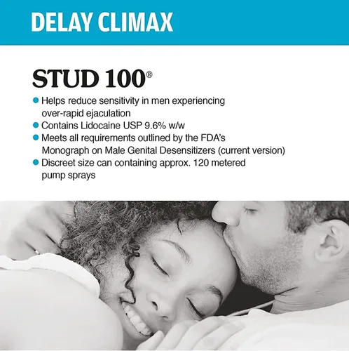Vista 3 de Stud 100 Spray desensibilizador genital masculino, caja de 7/16 onzas líquidas (paquete de 1)