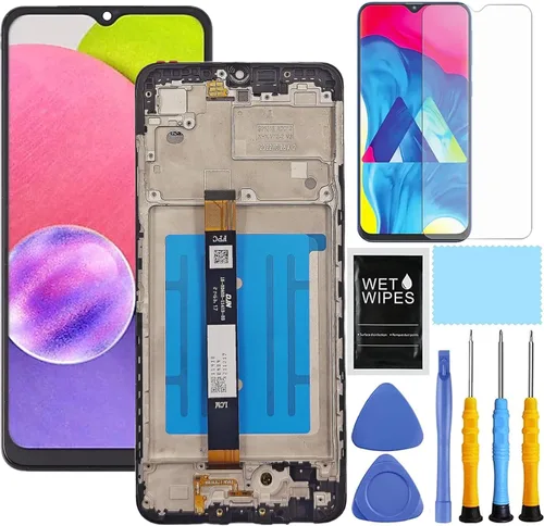para Samsung Galaxy A03S A037u [versión de EE. UU.] Reemplazo de pantalla con marco para Samsung A03S A037u A037u1 Pantalla LCD digitalizador