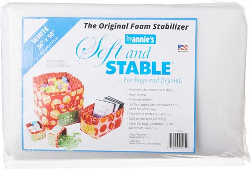 Vista 2 de ByAnnie Tela suave y estable, 36 x 58 pulgadas, blanco