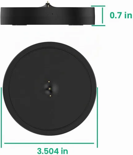 Vista 4 de Base de carga para Ultimate Ears UE Boom 3/Megaboom 3/Blast/Megablast, estación base de soporte de soporte de soporte de base con puerto USB Negro