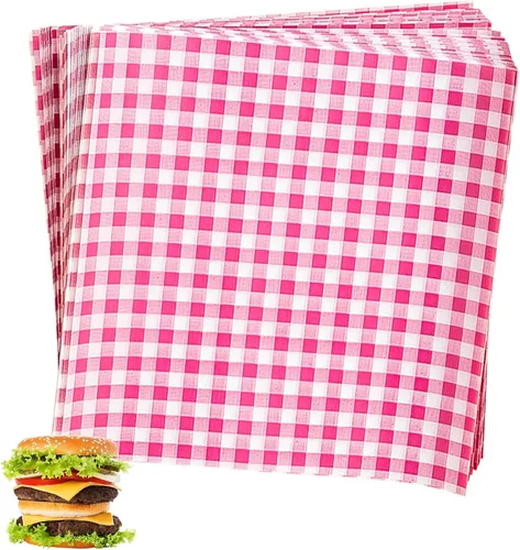 Vista 27 de 150 piezas de hojas de papel encerado de Navidad para envoltorios de sándwich, papel de delicatessen, envoltorios para caramelos y galletas