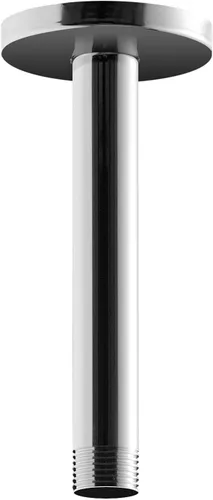 Vista 10 de OFFO Brazo de ducha con brida, oro brillante de 3 pulgadas, cabezal de ducha de lluvia de repuesto, brazo recto, montado en techo para cabezal