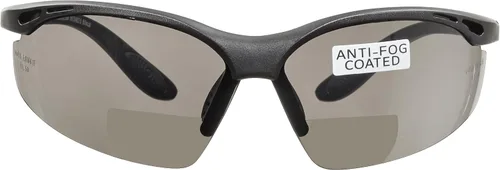 Vista 12 de voltX CONSTRUCTOR Clear Bifocal Reading Safety Glasses +1.0 Dioptre ANSI Z87.1+ & CE EN166F certified. UV400 anti-fog lenses. Suitable for sports