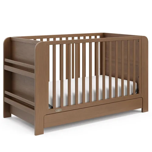 Vista 14 de Graco Read-with-Me - Cuna convertible 4 en 1 con cajón (Avellana) - Certificado GREENGUARD Gold. Se convierte en cama infantil, cama de día
