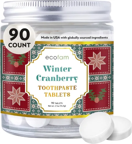 Vista 19 de Pastillas de pasta de dientes – Canela Pastillas masticables de pasta de dientes de hidroxiapatita nano Sin fluoruro 90 pastillas