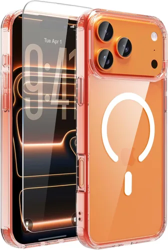 Vista 45 de Funda Translúcida Mate para iPhone 11, [Protección contra Caídas de Grado Militar de 10 Pies] Parachoques Protector Delgado Duradero Resistente a