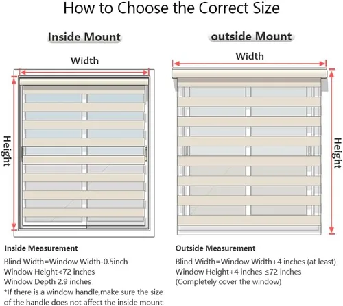Vista 6 de Persianas de cebra para ventanas de 40 x 72 pulgadas, de doble capa, color gris, cortinas enrollables traslúcidas para control de luz, privacidad