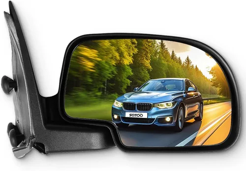 SCITOO Espejo retrovisor lateral derecho del pasajero para 1999-2007 para Chevy Silverado Pickup 2000 para Chevy Suburban 1999-2006 para GMC Sierra