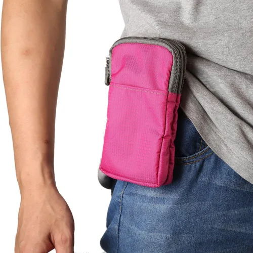 Vista 8 de Bolsa vertical de cintura para teléfono celular, funda de hombro para teléfono celular, bolsa de mensajero de hombro para teléfono celular