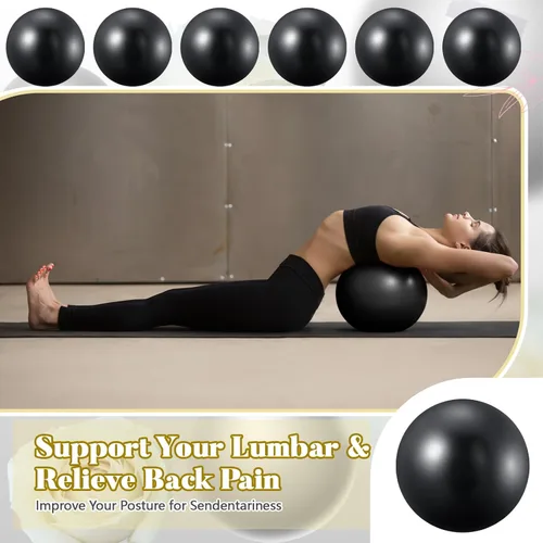 Vista 4 de Sotiff 20 mini bolas de ejercicios de 9 pulgadas para terapia de pelota de pilates, yoga, entrenamiento de estabilidad, estiramiento, postura