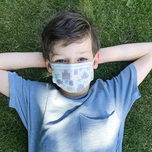 Vista 2 de Dr. Talbot's Mascarilla infantil desechable para la salud personal