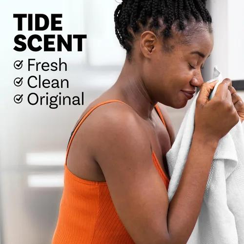 Vista 4 de Downy Unstopables - Perlas potenciadoras de aroma para lavar la ropa, Tide Original, 13.4 onzas