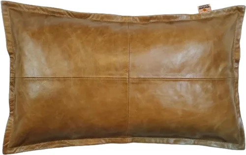 Vista 11 de Funda de almohada de cuero 100 % piel de cordero – Funda de cojín para sofá, fundas decorativas para sala de estar y dormitorio, 12 x 20 pulgadas