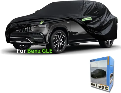 Vista 21 de Ajuste personalizado para funda de auto Mercedes-Benz, impermeable para todo tipo de clima, protección UV, resistente al viento, para exteriores