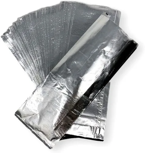 Envolturas de papel de aluminio para perros calientes - 100 unidades - Las bolsas para perros calientes ayudan a los mocosos, los perros de maíz y