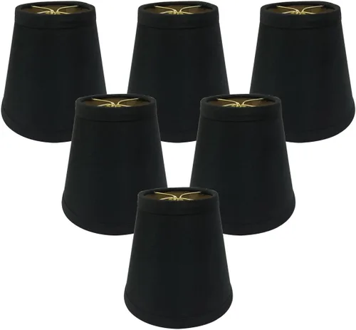 Vista 19 de Royal Designs, Inc. Lámpara de araña de tapa dura Empire Basic Shade CS-984-5AGL, oro antiguo, 3 x 5 x 4,5