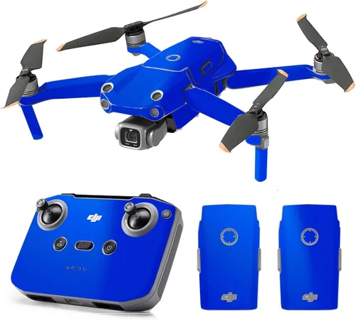 Vista 53 de SopiGuard Skin for DJI Mavic Air 2s Juego completo de calcomanías de vinilo de precisión + controlador + 3 fundas de batería (blanco mate)