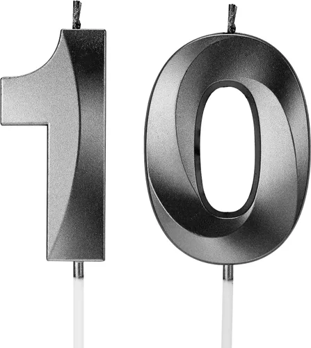 Vista 7 de Vela de cumpleaños número 1/2 de medio año, seis meses, decoración de pastel feliz, corona 3D (corona-1/2, dorado)