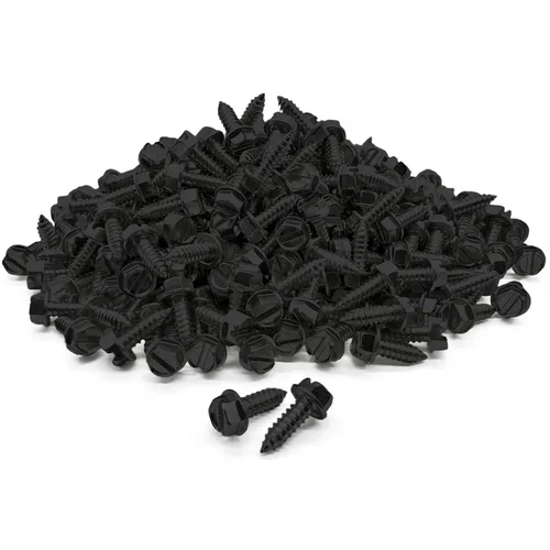 Vista 20 de BoltsandNuts.com Paquete de 4 tuercas para matrícula, tuercas de retención de nailon de 1/4 pulgadas para automóviles, camiones, SUV