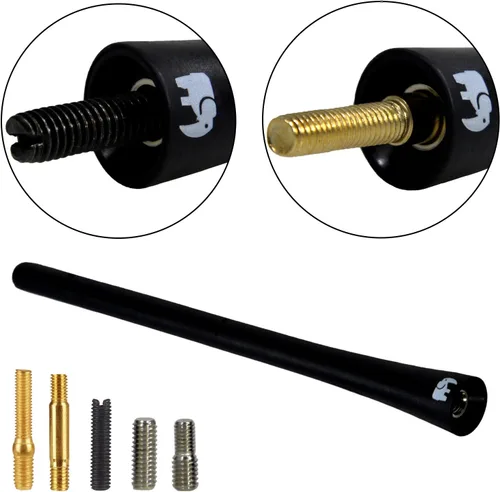 Vista 5 de ONE250 Antena de goma flexible de 7 pulgadas, compatible con Nissan - Frontier (1998-2021), Titan (2004-2023), Rogue (2008-2021), Pathfinder