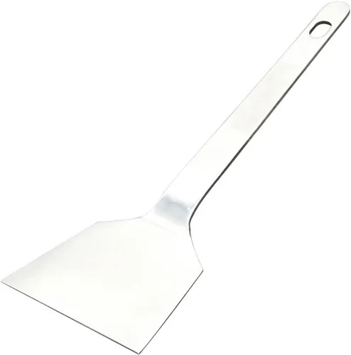 Vista 10 de TIKUSAN Okonomiyaki - Espátula para barbacoa de acero inoxidable, fabricada en Japón (4.7 x 10.8 pulgadas)