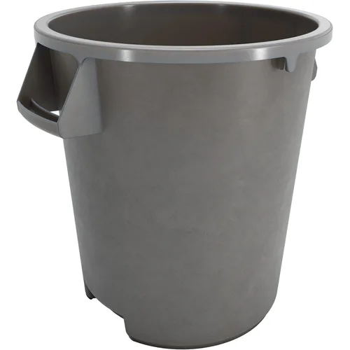 Vista 8 de SPARTA Bronco - Contenedor de basura redondo para desechos, 10 galones, color negro, paquete de 6