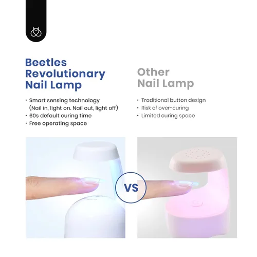 Vista 150 de Beetles - Gel de pegamento de uñas 9 en 1 para puntas de uñas y uñas acrílicas transparentes de larga duración, pegamento de extensión UV