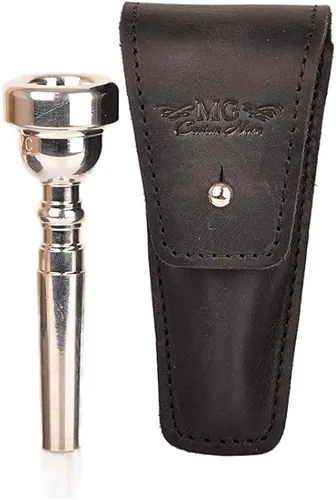 Vista 22 de Protector de válvula de trompeta XL Protección de cuero genuino Cubierta de válvula de trompeta Envoltura de válvula (negro)