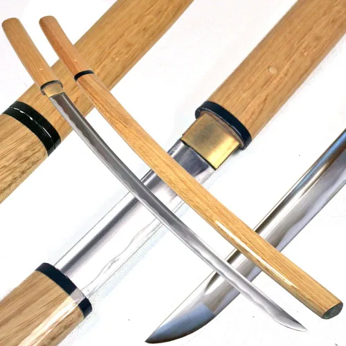 Vista 8 de Ace Martial Arts Supply Espada afilada katana samurái japonesa hecha a mano - KENSHIN